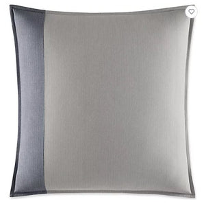 Fairwater European Pillow Sham in Medium Blue/Grey