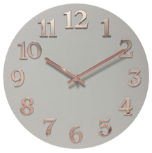 Load image into Gallery viewer, 12 inch Modern Wall Clock, Vogue by Infinity Instruments, Grey
