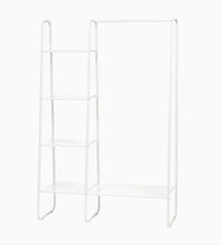 Load image into Gallery viewer, White Steel Clothing Rack
