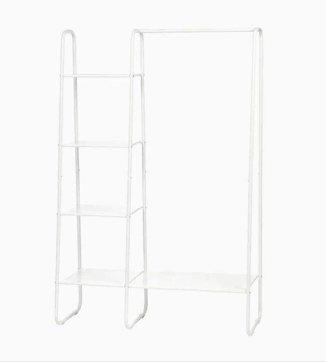 White Steel Clothing Rack