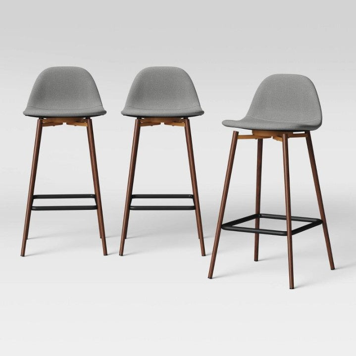 3pk Copley Upholstered Counter Height Barstool