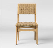 Load image into Gallery viewer, Ceylon Woven Dining Chair - Natural Wood

