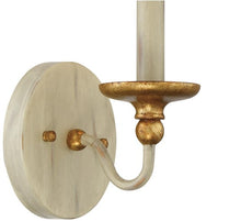 Load image into Gallery viewer, Westchester County 1-Light Farm House White with Gilded Gold Leaf Wall Sconce GL1042
