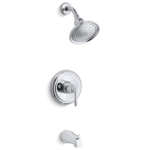 Devonshire Tub and Shower Trim Package with Single Function Shower Head and Rite-Temp Pressure Balancing Technology
