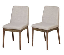 Load image into Gallery viewer, Set of 2 Element Dining Chairs Walnut/Gray
