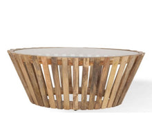 Load image into Gallery viewer, Lucas Natural Round Glass Top
