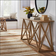 Load image into Gallery viewer, Copperton Wood X Base Console Table - Threshold™ designed with Studio McGee MRM1009
