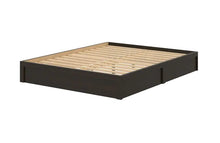 Load image into Gallery viewer, Platform Bed Dark Russet Cherry Queen Bed Frame
