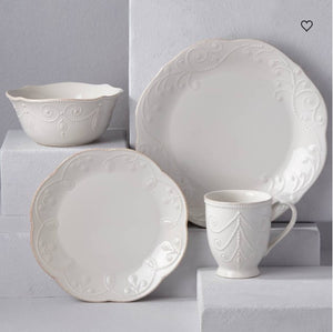 French Perle 4-Piece Place Setting