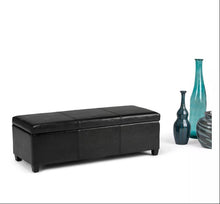 Load image into Gallery viewer, 48&quot; Franklin Storage Ottoman Bench - WyndenHall 4135RR
