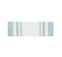 Load image into Gallery viewer, Aqua 24 in. x 72 in. Spa Cotton Reversible Bath Mat Rug
