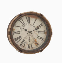 Load image into Gallery viewer, Analog Round Wall Coastal Clock
