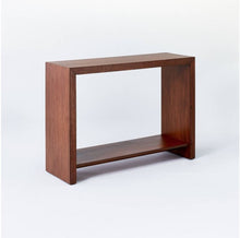 Load image into Gallery viewer, Fullerton Wood Console Table with Shelf Brown
