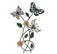 Load image into Gallery viewer, Metal Garden Butterflies Wall Art 1053AH
