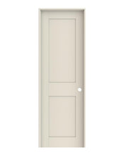 Load image into Gallery viewer, 24 in. x 80 in. 2 Panel Shaker Left-Hand Solid Core Primed Wood Single Prehung Interior Door, MRM1233
