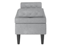 Load image into Gallery viewer, Adith Storage Ottoman (Grey)
