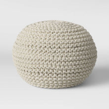 Load image into Gallery viewer, Cloverly Chunky Knit Pouf
