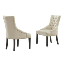 Load image into Gallery viewer, Haeys Cream Tufted Upholstered Side Chairs (Set of 2)
