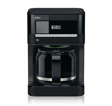 Load image into Gallery viewer, BrewSense 12-Cup Programmable Black Drip Coffee Maker with Temperature Control
