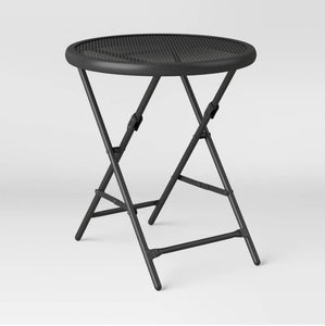 18" Steel Mesh Patio Folding Table