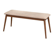 Load image into Gallery viewer, Newington Mid-Century Bench Walnut/Mocha
