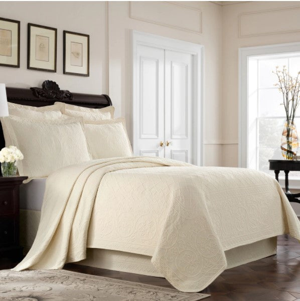 Williamsburg Richmond Cotton Bedskirt - Ivory - King