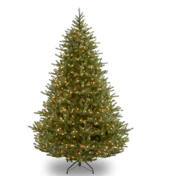 9 ft. Noble Fir Tree with Clear Lights
