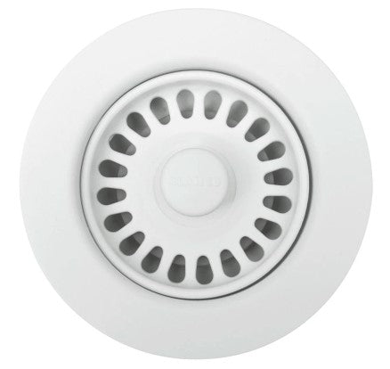 3.5 in. Decorative Basket Strainer in White MRM599