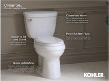 Load image into Gallery viewer, Cimarron 1.28 GPF Single Flush Toilet Tank Only in White MRM883
