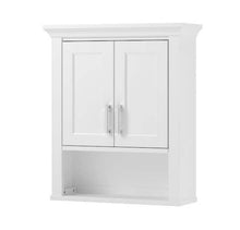 Load image into Gallery viewer, Hollis/Lawson 24 in. W x 8 in. D x 28 in. H Bathroom Storage Wall Cabinet in White
