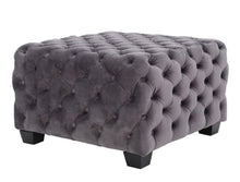 Load image into Gallery viewer, Jaymee New Velvet Ottoman
