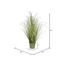 Load image into Gallery viewer, Vickerman  37-in Green Indoor Artificial Grass Plants

