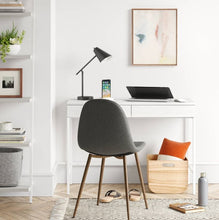 Load image into Gallery viewer, Loring Wood Writing Desk with Drawers
