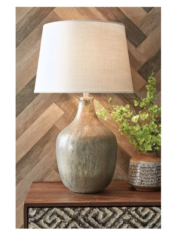Mari Gray And Gold Table Lamp