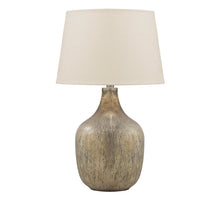 Load image into Gallery viewer, Mari Gray And Gold Table Lamp
