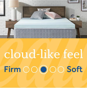 Sealy Essentials 3" Memory Foam Mattress Topper - Full