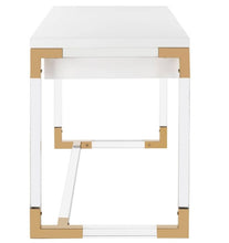Load image into Gallery viewer, Dariela Acrylic Desk White
