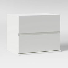 Load image into Gallery viewer, 2 Drawer Modular Nightstand White
