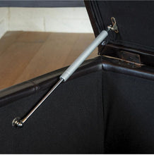 Load image into Gallery viewer, Richmond Bonded Leather Storage Ottoman Espresso

