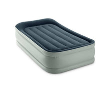Load image into Gallery viewer, Elevated 18&quot; Premium Comfort Twin Air Mattress with Internal Pump

