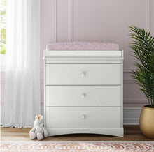 Load image into Gallery viewer, Delta Children Skylar 3-Drawer Dresser with Changing Top
