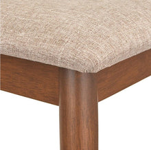 Load image into Gallery viewer, Newington Mid-Century Bench Walnut/Mocha
