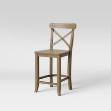 Load image into Gallery viewer, 24&quot; Litchfield X-Back Counter Height Barstool
