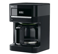 Load image into Gallery viewer, BrewSense 12-Cup Programmable Black Drip Coffee Maker with Temperature Control
