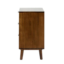 Load image into Gallery viewer, Riss 3-Drawer 26 in. H x 16.5 in. W x 13.5 in. D Cherry End Table with Storage, 7583RR
