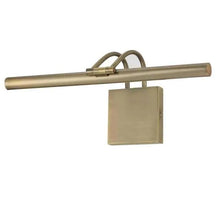 Load image into Gallery viewer, 17 in. 15-Watt Antique Brass Hardwire Adjustable Integrated Dimmable LED Picture Light, 3000K
