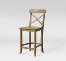 Load image into Gallery viewer, 24&quot; Litchfield X-Back Counter Height Barstool
