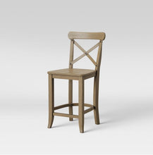 Load image into Gallery viewer, 24&quot; Litchfield X-Back Counter Height Barstool
