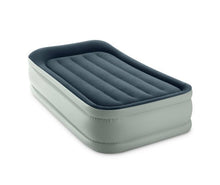 Load image into Gallery viewer, Elevated 18&quot; Premium Comfort Twin Air Mattress with Internal Pump
