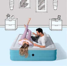 Load image into Gallery viewer, Raised 16&quot; Air Mattress with Hand Held 120V Pump - Queen Size
